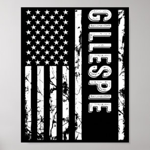 Gillespie Efternamn Roligt Efternamn Team Familj Poster