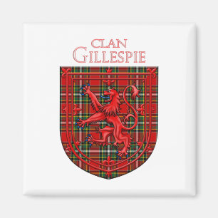 Gillespie Tartan Scottish Play Lejon Rampant Magnet