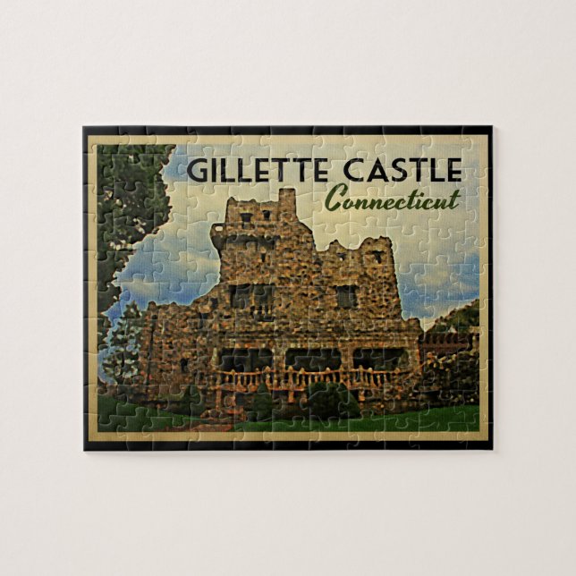 Gillette Castle Connecticut Pussel (Horisontell)