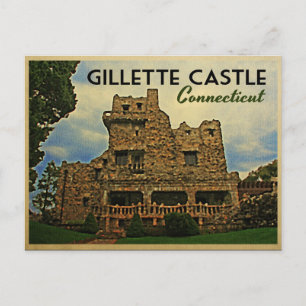 Gillette Castle Connecticut Vykort