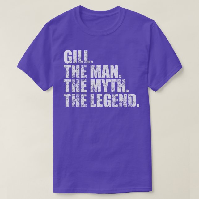 GillGill Family namn Gill efternamn Gill efternamn T Shirt (Design framsida)
