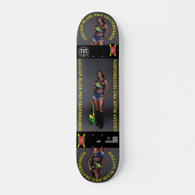 GILLIAN BLAIR JMT OFFICIELL 7 3/4-tums Skateboard  (Framsida)