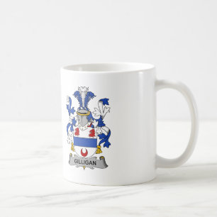 Gilligan familjvapensköld kaffemugg