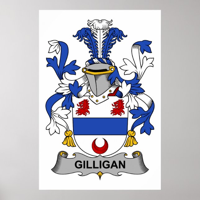 Gilligan Family Crest Poster (Framsidan)