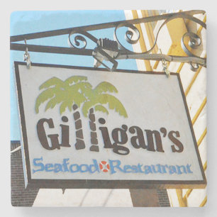 Gilligans havs- restaurang Charleston, SC. Stenunderlägg