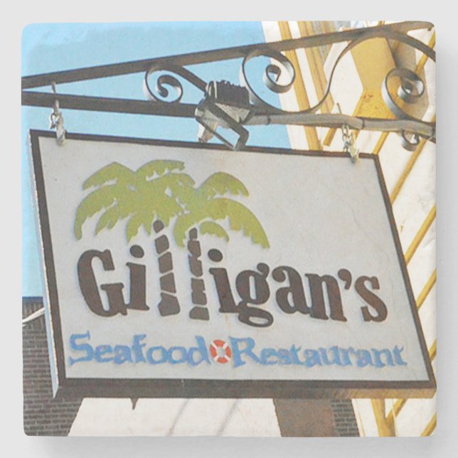 Gilligans Seafood Restaurant Charleston, SC. Stenunderlägg (Framsidan)
