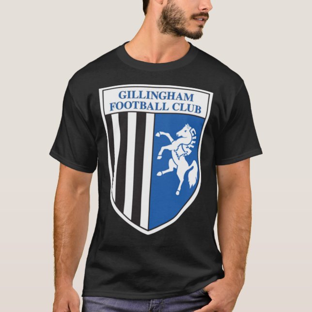 Gillingham FC logo - Stripes Classic T-Shirt (Framsida)