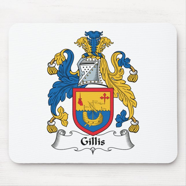 Gillis familjvapensköld musmatta (Framsidan)