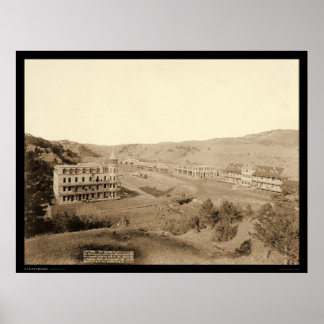 Gillispie Hotels & Minnekahta Hett Vår SD 1891 Poster