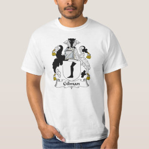 Gilman familjvapensköld tee shirt