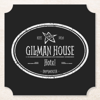 Gilman House Innsmouth Lovecraftian Underlägg Papper