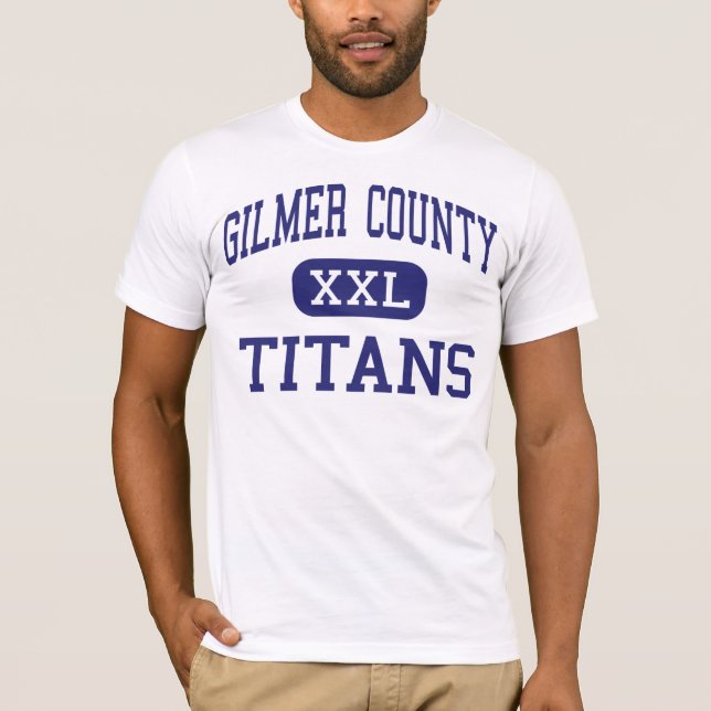 Gilmer County - jättar - kick - Glenville T Shirt (Framsida)