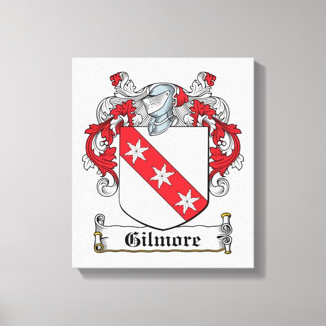 Gilmore Family Crest Canvastryck (Framsida)