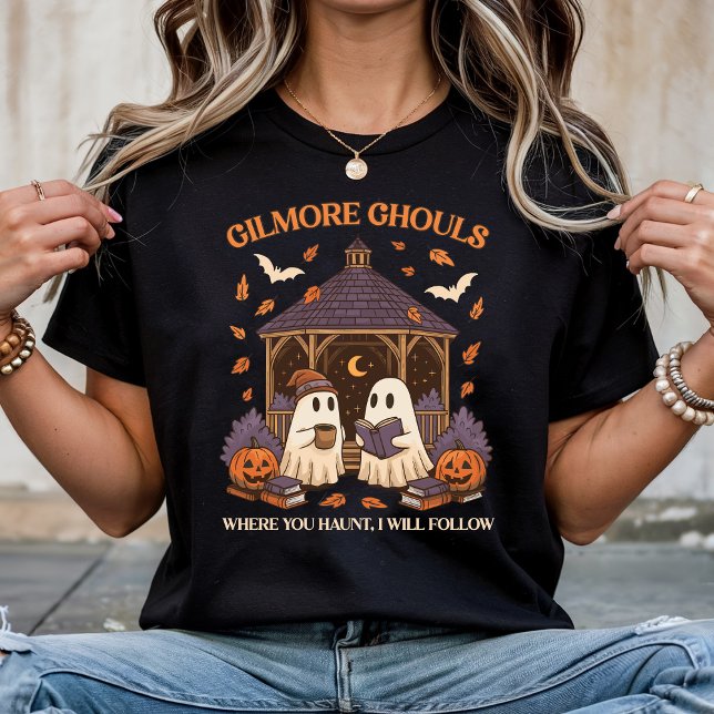 Gilmore Ghouls Cute Ghost Halloween Spooky & Funny T Shirt (Skapare uppladdad)