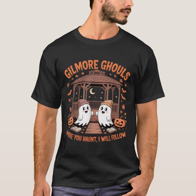 Gilmore Ghouls där du Haunt jag följer Hallo T Shirt (Framsida)