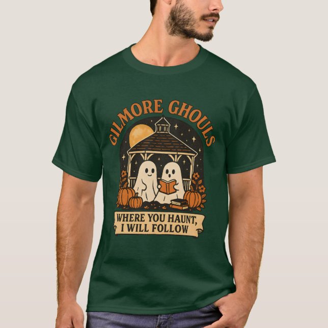 Gilmore Ghouls där du Haunt jag följer Hallo T Shirt (Framsida)
