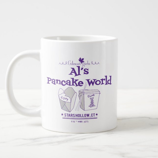 Gilmore Girls | Al's Pancake World Jumbo Mugg (Vänster)