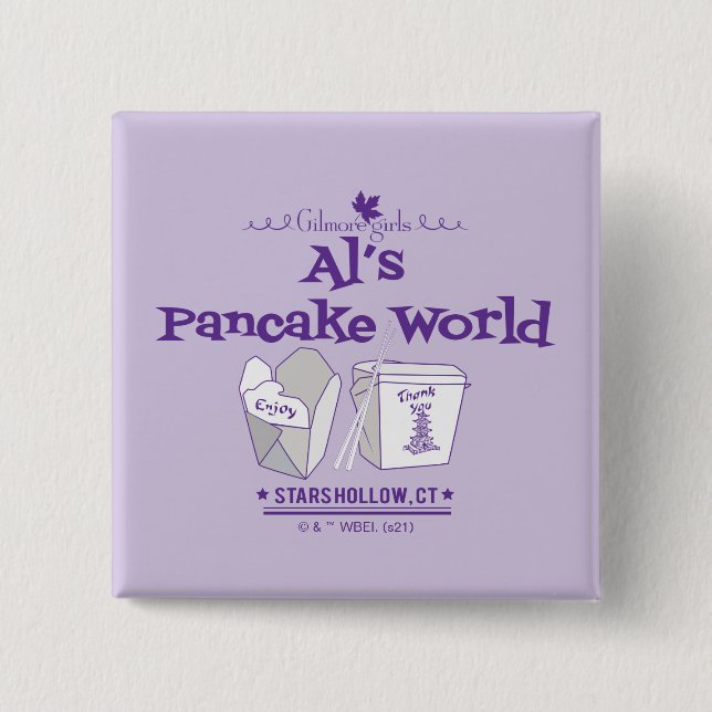 Gilmore Girls | Al's Pancake World Knapp (Framsida)
