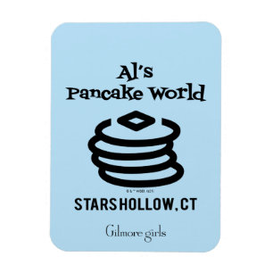 Gilmore Girls Al's Pancake World Logotyp Magnet