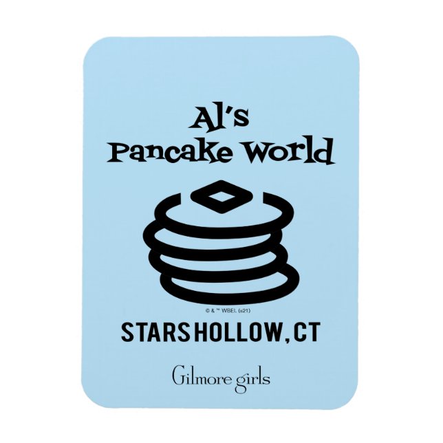 Gilmore Girls | Al's Pancake World Logotyp Magnet (Vertikal)