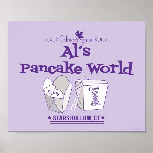 Gilmore Girls | Al's Pancake World Poster (Framsidan)