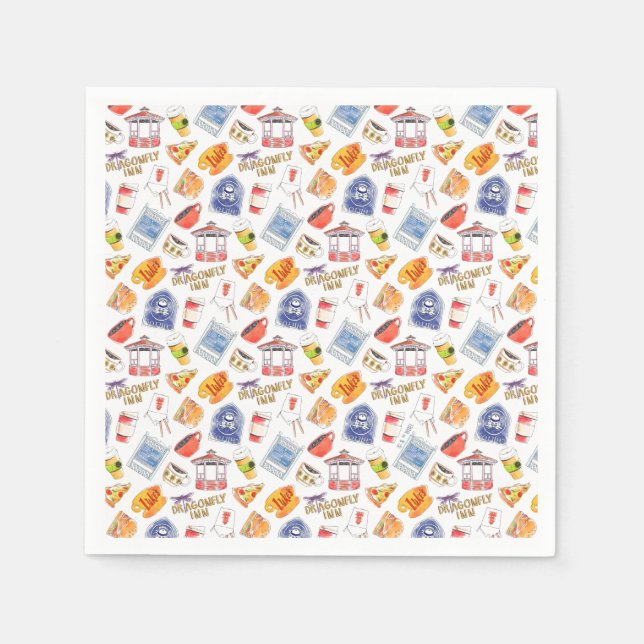 Gilmore Girl's Bröllopsdusch Pappersservett (Framsidan)