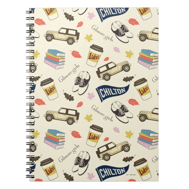 Gilmore Girls Chilton Fall Mönster Anteckningsbok (Framsidan)