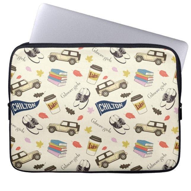 Gilmore Girls Chilton Fall Mönster Laptop Fodral (Framsidan)