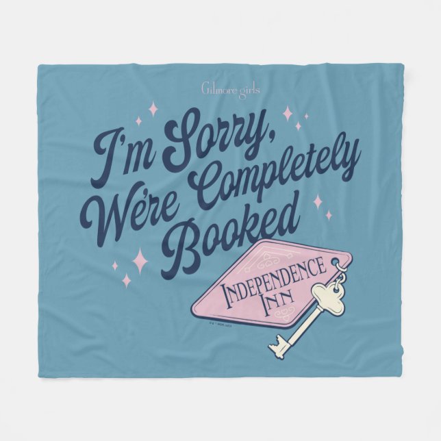 Gilmore Girls Completely Booked Design Fleecefilt (Framsidan (Horisontell))