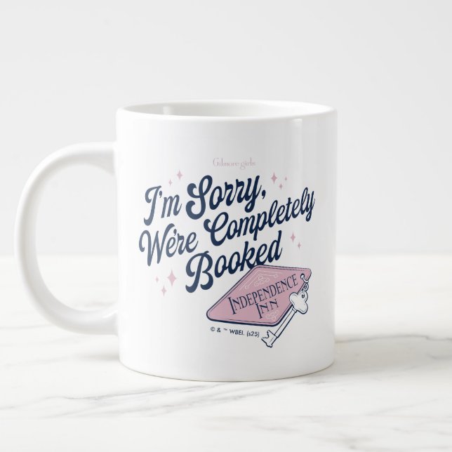 Gilmore Girls Completely Booked Design Jumbo Mugg (Vänster)