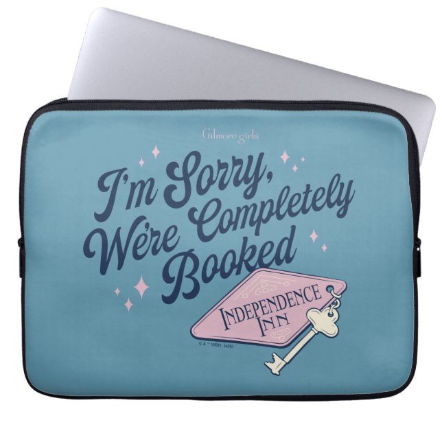 Gilmore Girls Completely Booked Design Laptop Fodral (Framsidan)