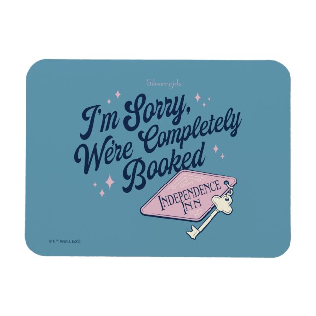 Gilmore Girls Completely Booked Design Magnet (Horisontell)