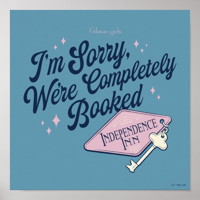 Gilmore Girls Completely Booked Design Poster (Framsidan)