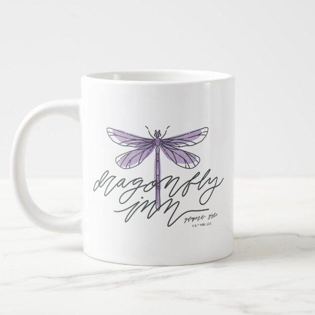 Gilmore Girls | Dragonfly i skript Jumbo Mugg (Vänster)