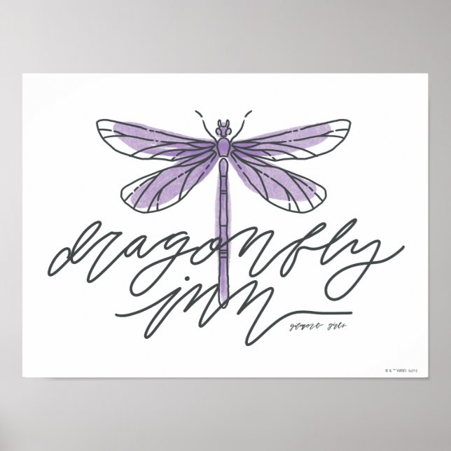 Gilmore Girls | Dragonfly i skript Poster (Framsidan)