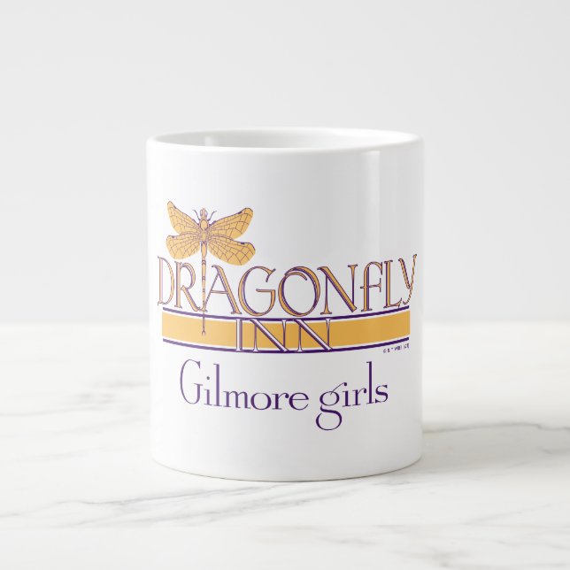 Gilmore Girls | Dragonfly Inn Logotyp Jumbo Mugg (Framsidan)