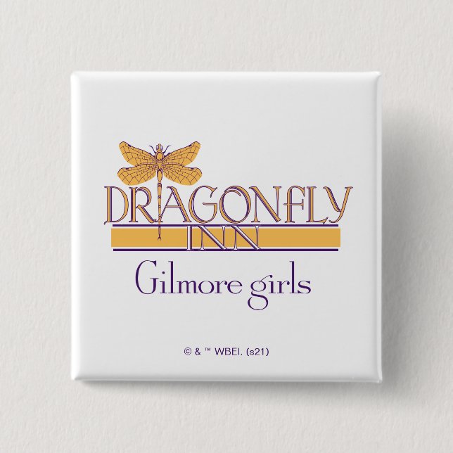 Gilmore Girls | Dragonfly Inn Logotyp Knapp (Framsida)