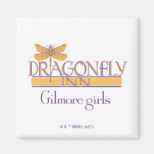 Gilmore Girls Dragonfly Inn Logotyp Magnet