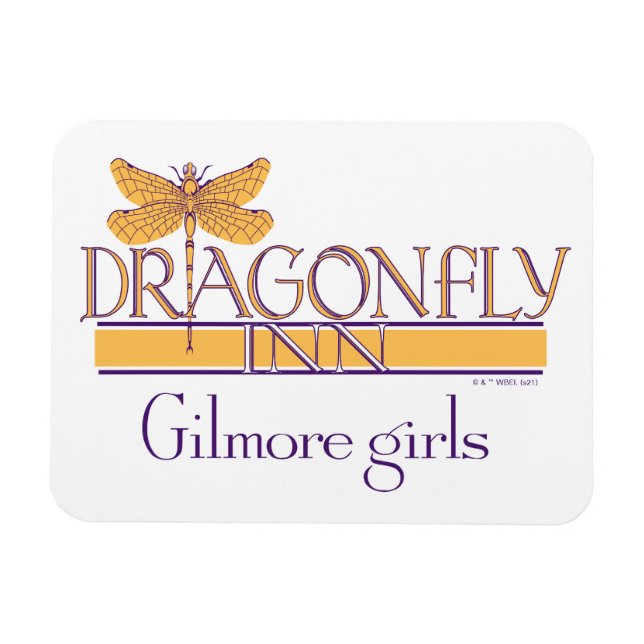 Gilmore Girls | Dragonfly Inn Logotyp Magnet (Horisontell)
