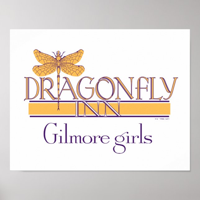 Gilmore Girls | Dragonfly Inn Logotyp Poster (Framsidan)