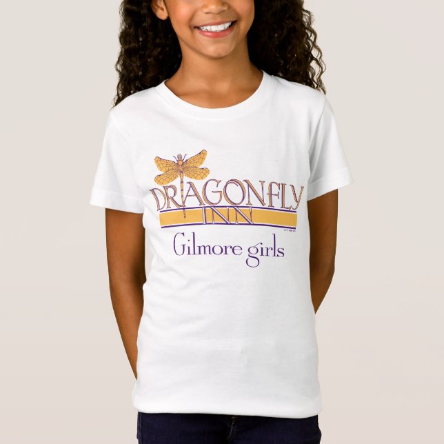 Gilmore Girls | Dragonfly Inn Logotyp T Shirt (Framsida)