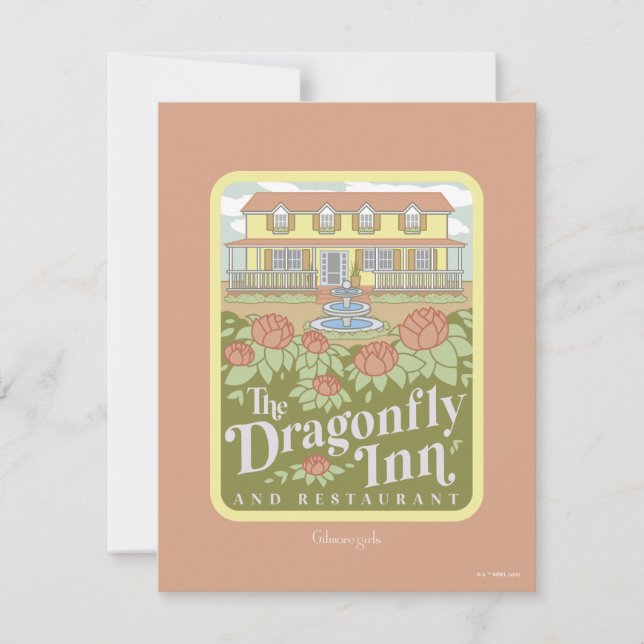 Gilmore Girls | Dragonfly Inn & Restaurant Anteckningskort (Framsida)
