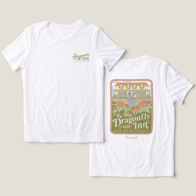 Gilmore Girls | Dragonfly Inn & Restaurant T Shirt (Design fram och bak)