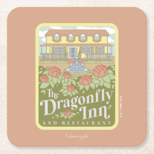 Gilmore Girls Dragonfly Inn & Restaurant Underlägg Papper Kvadrat