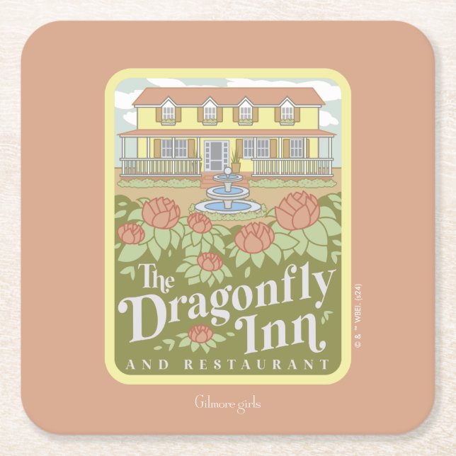 Gilmore Girls | Dragonfly Inn & Restaurant Underlägg Papper Kvadrat (Framsidan)