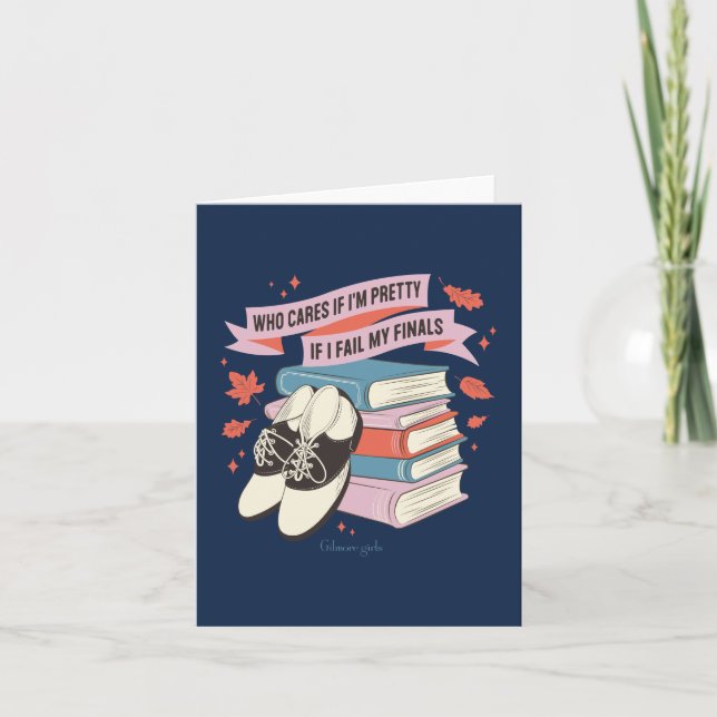 Gilmore Girls Finals Quote Design Anteckningskort (Framsida)
