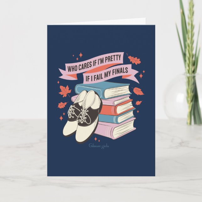 Gilmore Girls Finals Quote Design Kort (Framsida)