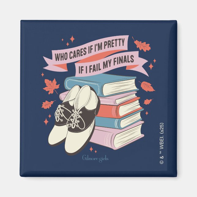 Gilmore Girls Finals Quote Design Magnet (Framsidan)