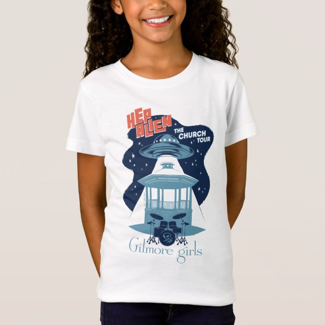 Gilmore Girls Hep Alien Church Tour T Shirt (Framsida)