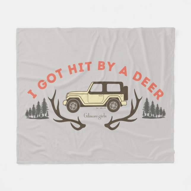 Gilmore Girls I Got Hit by a Deer Fleecefilt (Framsidan (Horisontell))